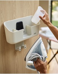 Joseph Joseph - Ironhub™ Wall-Mounted Iron Storage Caddy with Ironing Board Hook