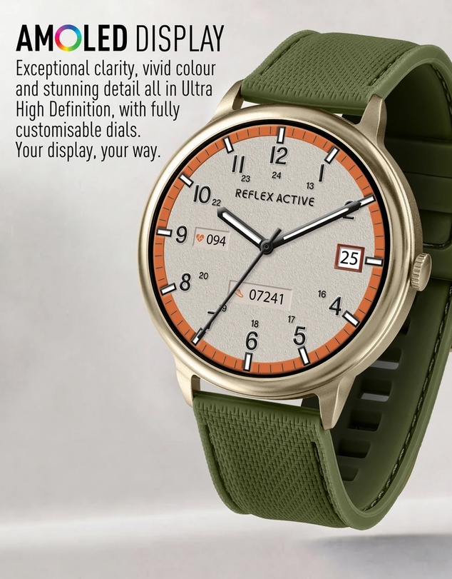 Reflex Active - Spectra 300R Khaki Smart Watch
