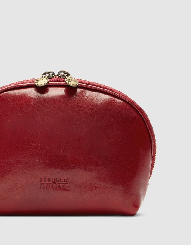 Republic of Florence - Porter Red Leather Pouch