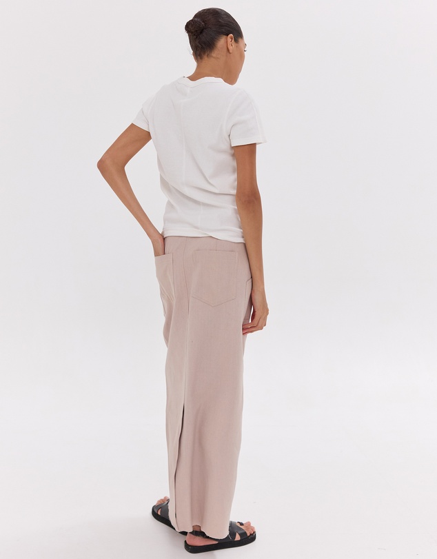 Cloth & Co. - The Long Element Skirt | Mushroom