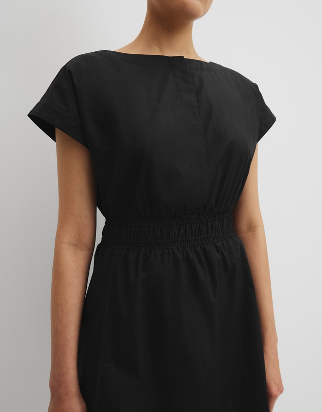 Country Road - Australian Cotton Shirred Waist Mini Dress