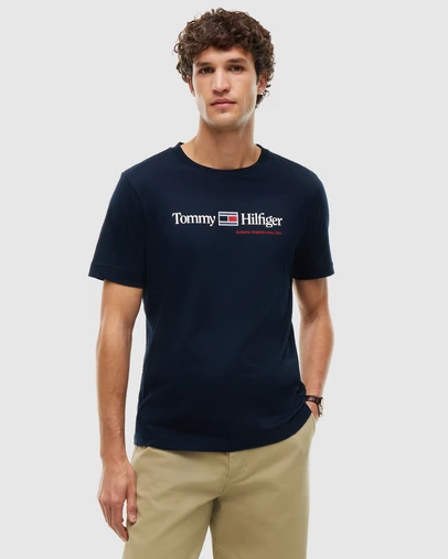 Tommy Hilfiger - Logo Jersey Crew Neck T-Shirt