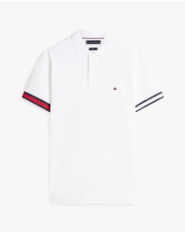 Tommy Hilfiger - Slim Fit Interlock Knit Tipped Polo Shirt