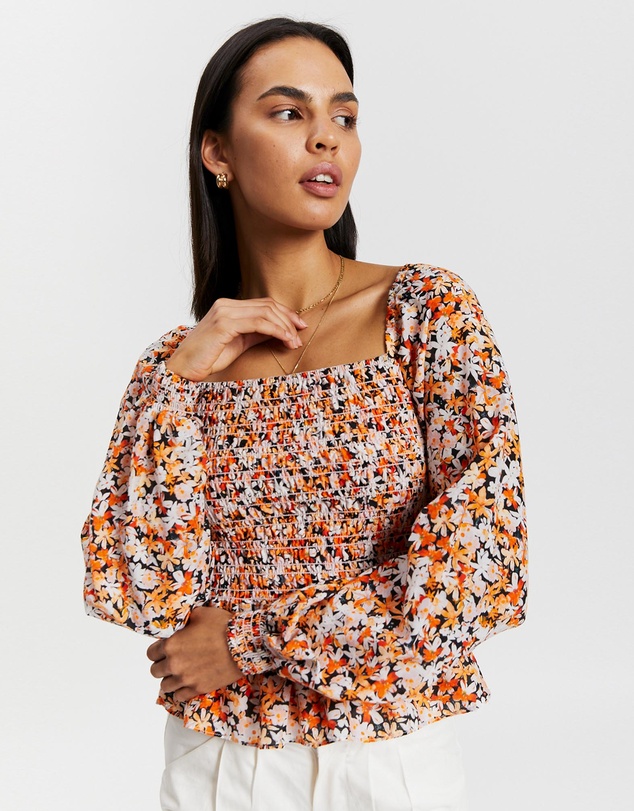 Sofia Irina - Smock Blouse