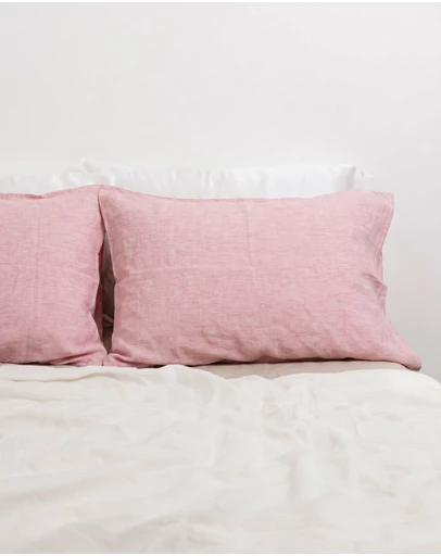 SILK MAGNOLIA - French Linen Pillowcase