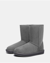 EVERAU - Australian Shepherd Ugg Short Classic Sheepskin Upper UGG Boots