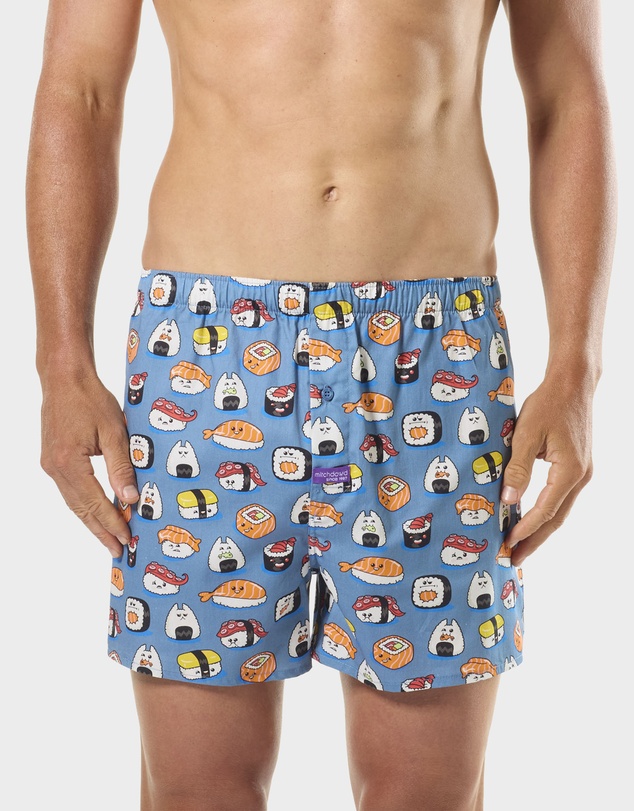 Mitch Dowd - Mens Kawaii Sushi Boxer Shorts 3 Pack - Multi
