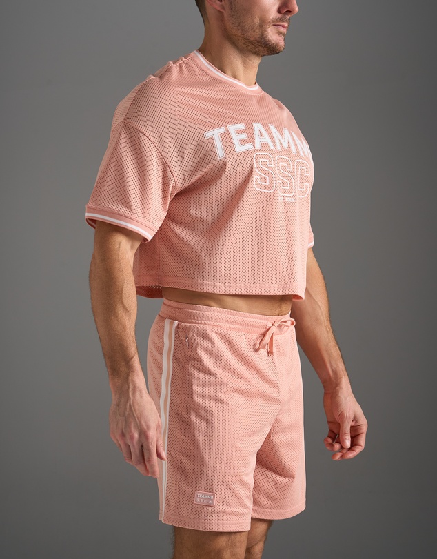 TEAMM8 - S.S.C. Fraternity Drop Sleeve Crop Tee