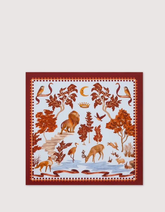 SMWR. by The Somewhere Co - Moon Court Silk Scarf