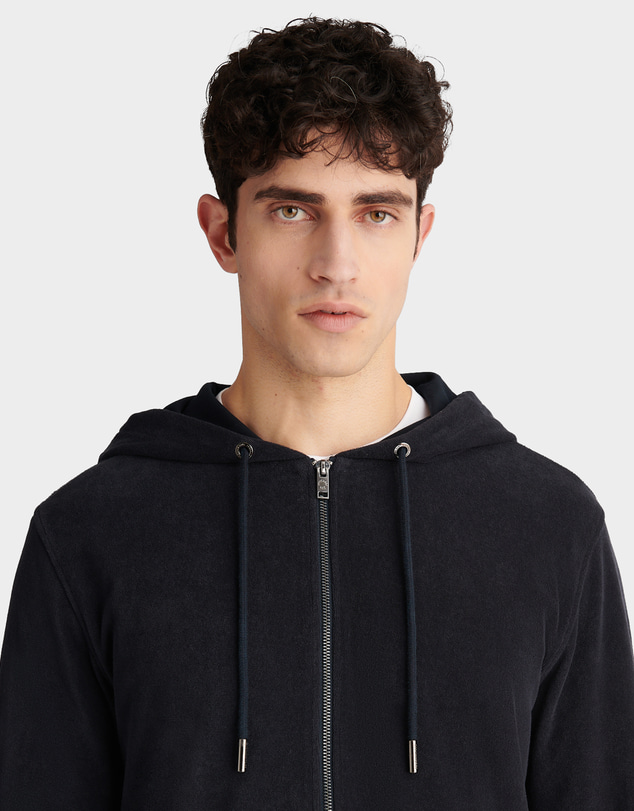 Peckham Rye  - Peckham Rye Towelling Full Zip Hoodie