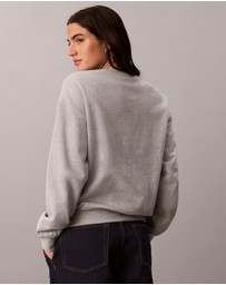Calvin Klein Jeans - Monologo French Terry Relaxed Sweatshirt
