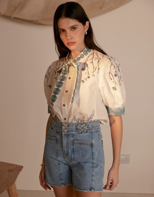 Seventy + Mochi Denim - Poppy Top