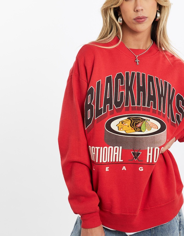 Vintage by The Real Deal - Pre Loved - Vintage 90s NHL Chicago Blackhawks Sweatshirt