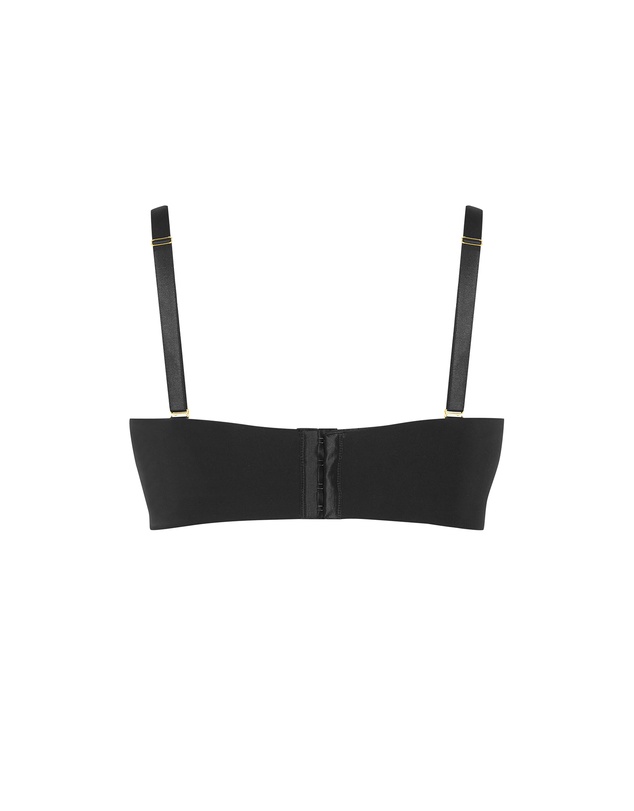 City Chic - Plus Size Luxe Microfibre Strapless Bra - black