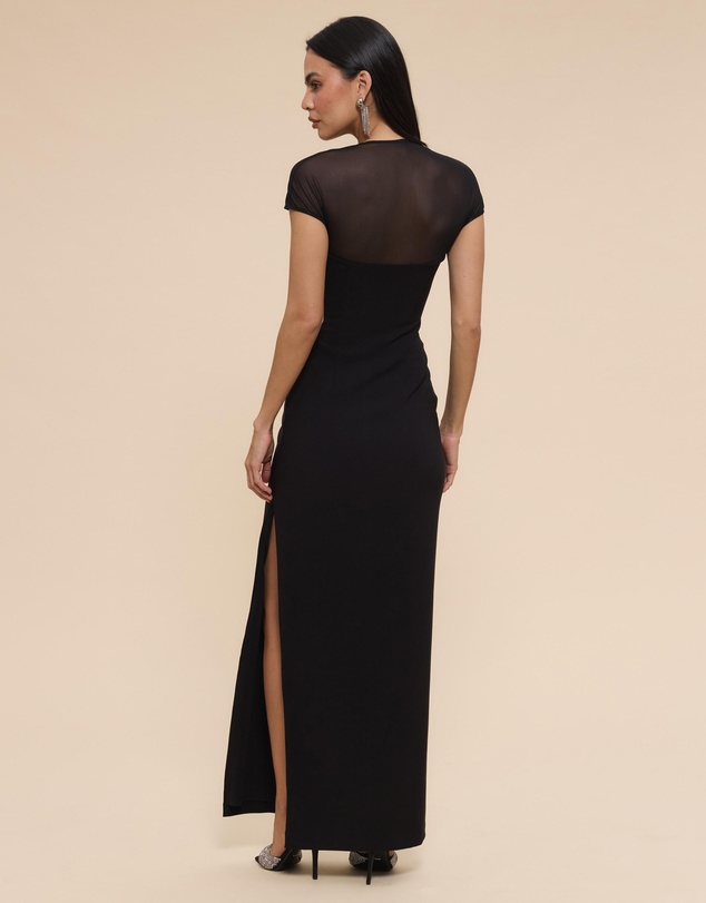 CHANCERY - Florence Mesh Detail Maxi Dress