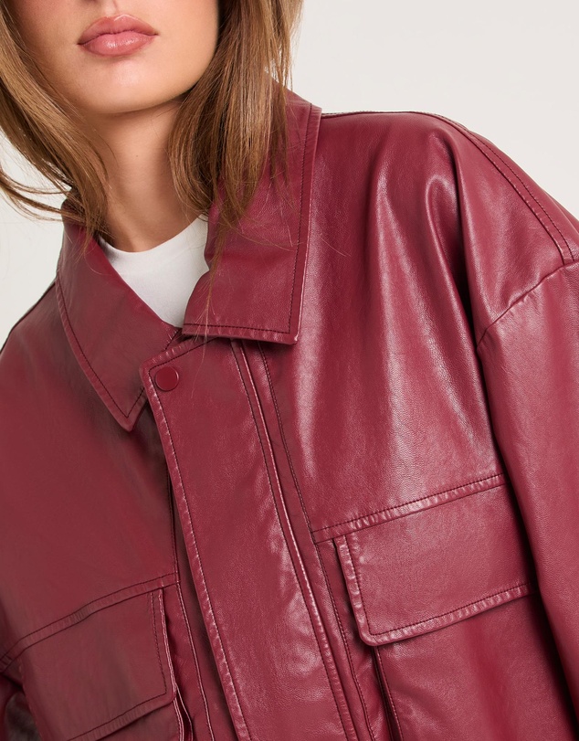 Alice In The Eve - Jen Oversized Patch Pocket Jacket