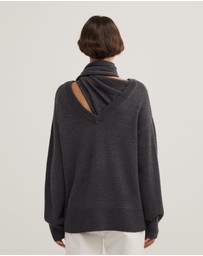 Witchery - Scarf Detail Knit