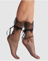High Heel Jungle - Tied Up Lace Socks