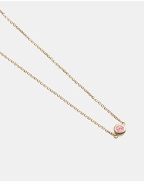 Kirstin Ash - Petite Birthstone Bracelet October Pink Tourmaline