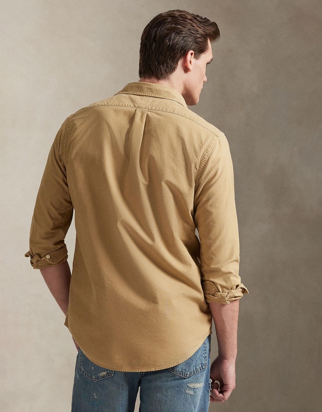 Polo Ralph Lauren - Custom Fit Garment-Dyed Oxford Shirt - ICONIC EXCLUSIVE