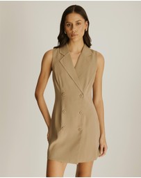 Atmos&Here - Delilah Double Breasted Mini Blazer Dress