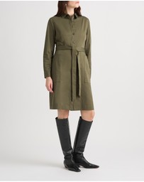 David Lawrence - Marabel Cotton Sateen Dress