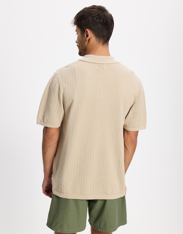 Rhythm - Textured Knit SS Shirt