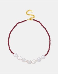 Amber Sceats - Bordeaux Necklace in Red