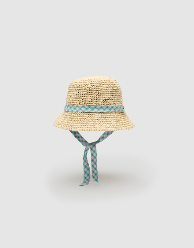Seed Heritage - Gingham Straw Hat