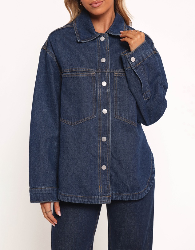 Petal & Pup - Dede Denim Shacket - Denim