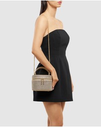 Olga Berg - Beckie Zip Top Crystal Bag