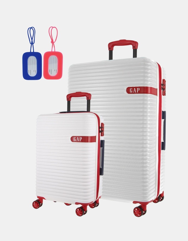 GAP - GAP Varsity Hard Shell Large and Cabin 2-Piece Set + Luggage Tag