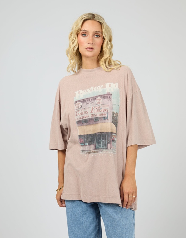 All About Eve - Fields Oversized Tee Fawn