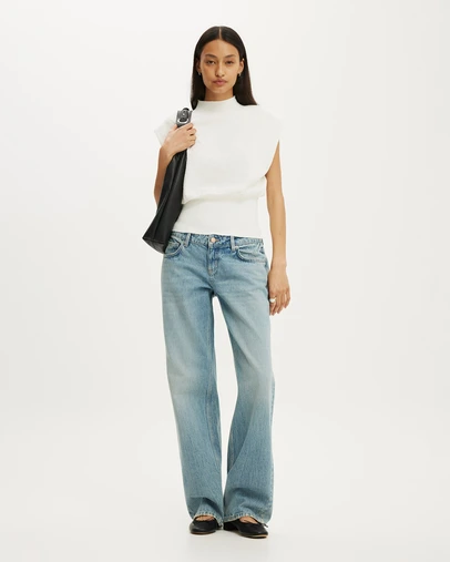 Cotton On - Hazy Mock Neck Knit