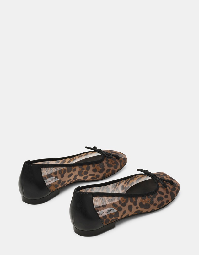 Steve Madden - Flaire Leopard Mesh Flats
