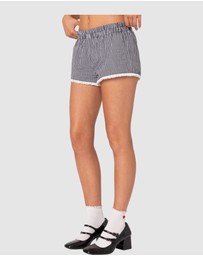 EDIKTED - Kyra Gingham Shorts