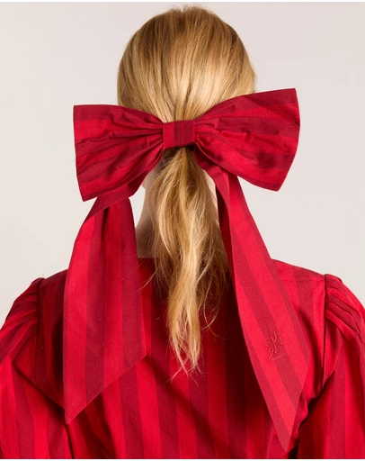 Damson Madder - Oversized Bow Clip