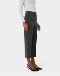 Forcast - Lee Tailored Cropped Pants