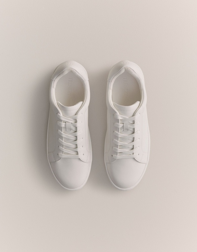 Trenery - Lyons Leather Sneaker in White