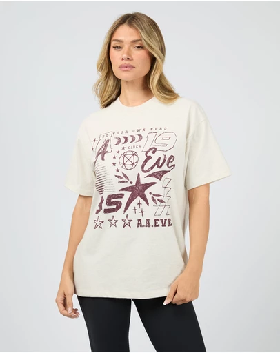 All About Eve - Destination Relaxed Tee Oat