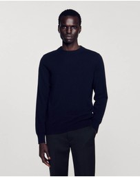Sandro - CREWNECK CASHMERE SWEATER