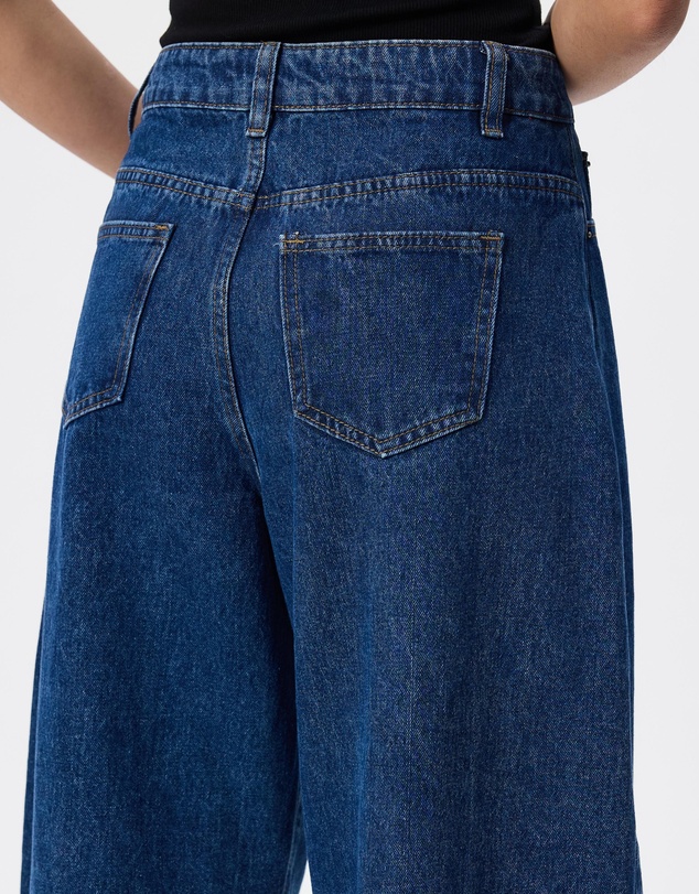 Calli - Cassidy High Rise Panelled Barrel Leg Jeans