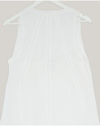 Revibe - Repaired Minima Esenciales Orsa Cotton Lace Midi Dress - AU 10