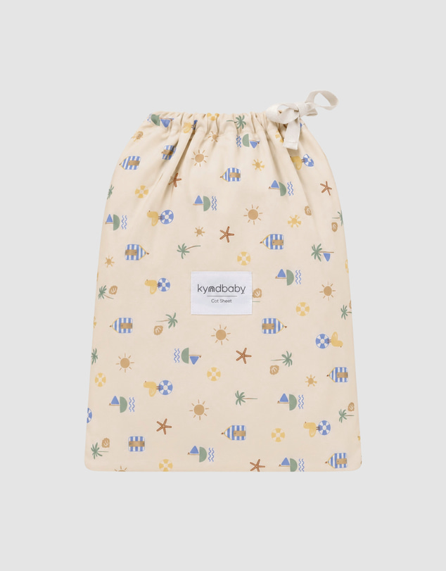 Kynd Baby - Fitted Cot Sheet in Beach Box