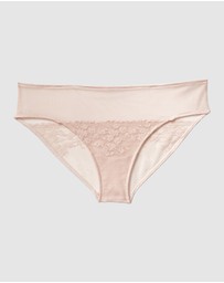 Natori - Cherry Blossom Mesh & Lace Bikini Brief