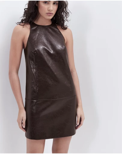 UNISON - Patent Shift Dress