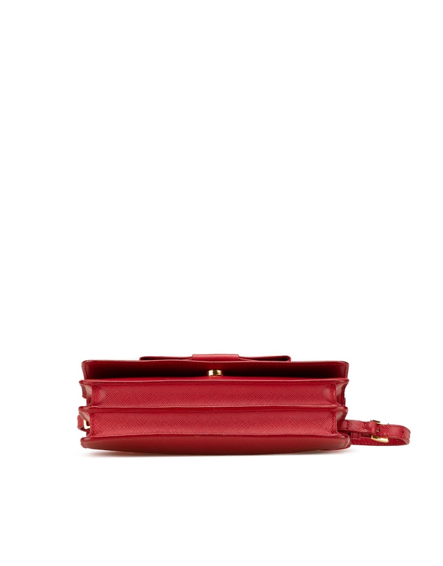 Pre-Loved by Azura Reborn - Pre-Loved prada Saffiano Bow Crossbody Bag