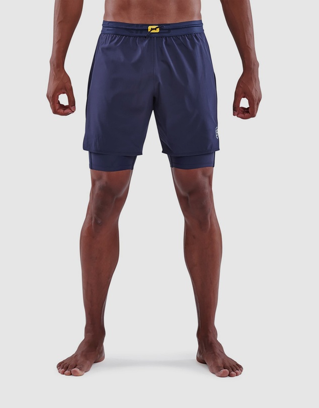 SKINS - SKINS Compression Men's Series-3 Clothing Superpose Tight Navy Blue