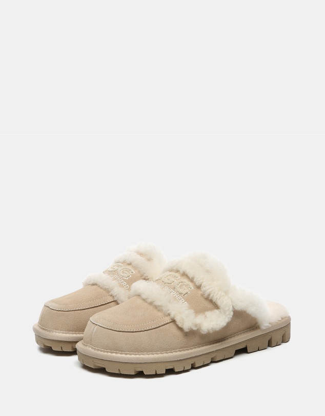 EVERAU - Australian Shepherd Ugg Rilee Cow Suede Upper House Shoes