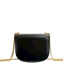 Pre-Loved by Azura Reborn - Pre-Loved Teen Shiny Calfskin Triomphe Besace Clea Chain Crossbody